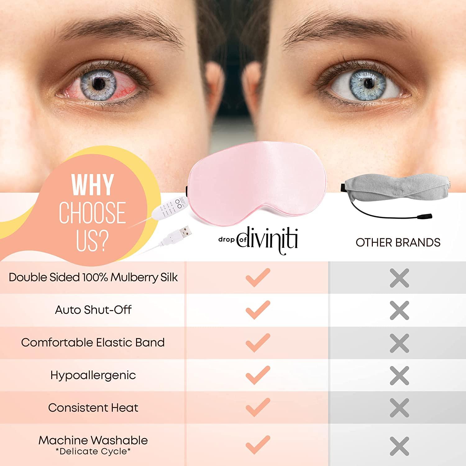 Heated Eye Mask Benefits: Relief for Dry Eyes Stress and Better Sleep