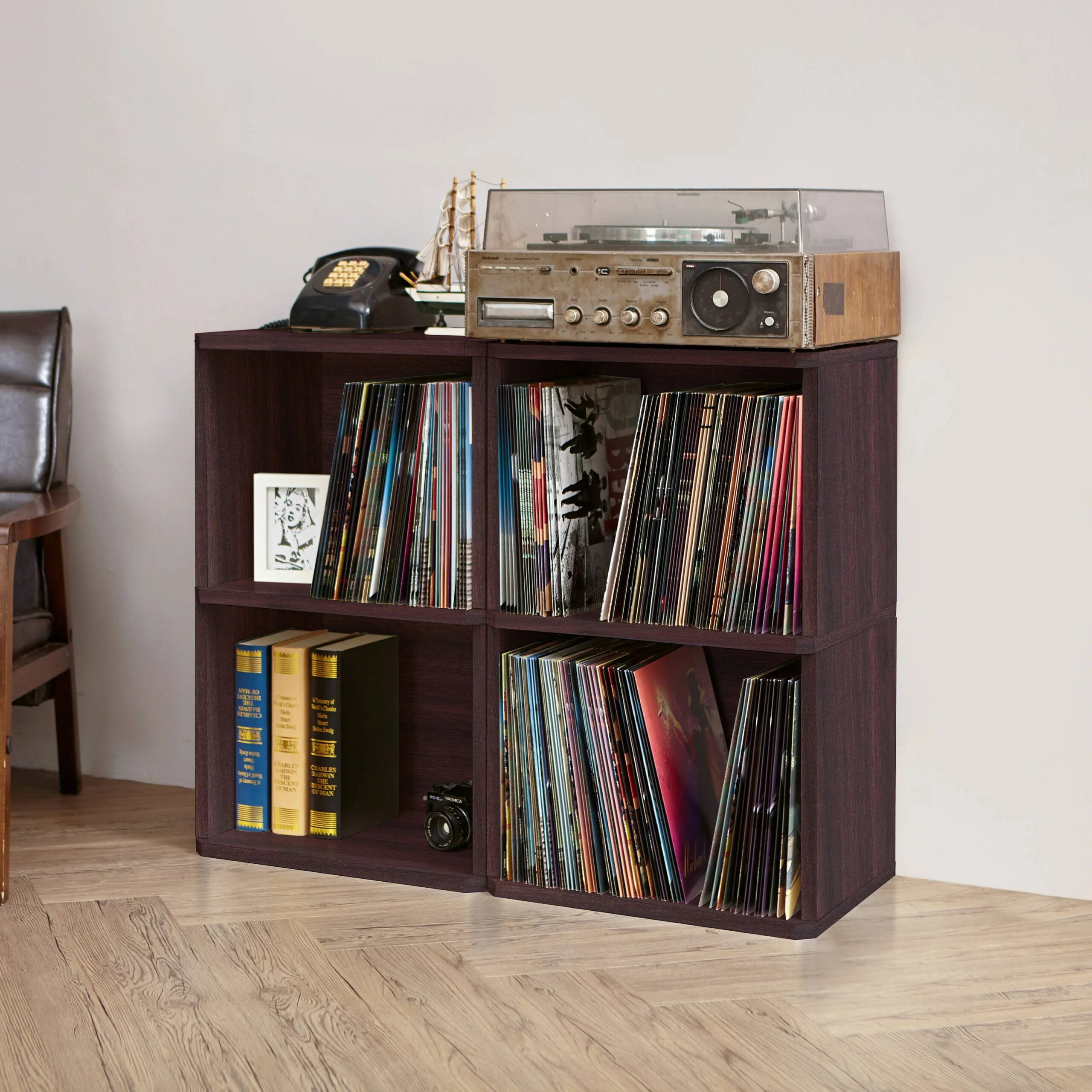 Vinyl Record Storage Cube: Cool Space-Saving Solutions for Collectors