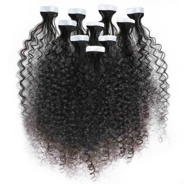 Curly Tape In Hair Extensions: Voluminous Locks Without the Commitment