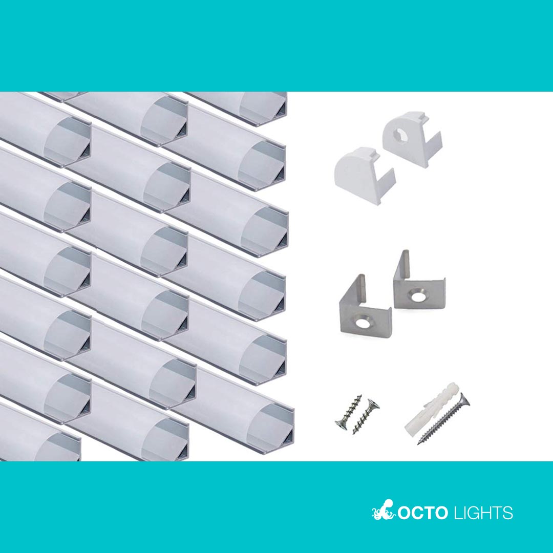 LED Strip Light Covers: Diffusers Protection and Installation Tips